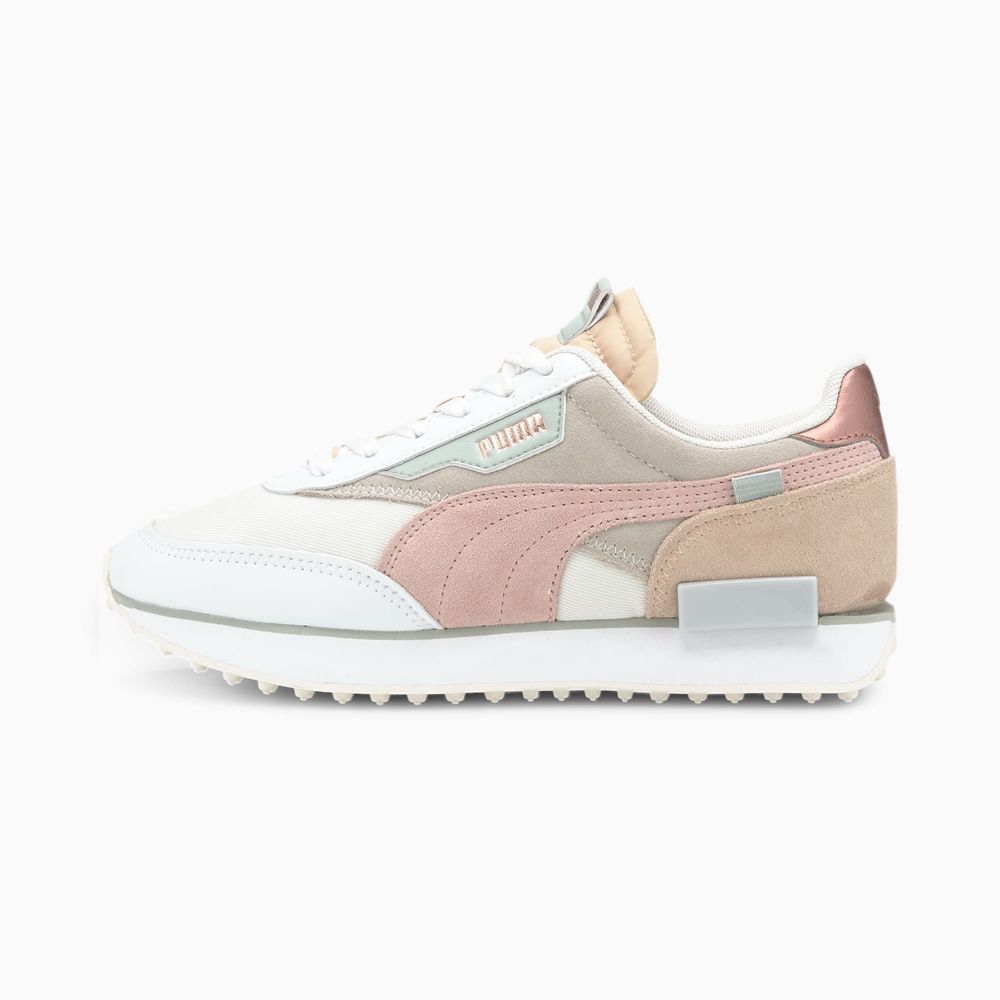 Puma Future Rider Soft Metal Női Sportcipő - Bézs ( Hungary - UVWKB4615 )